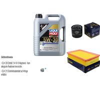 SCT Controllo Set 5L Liqui Moly Liter Special Tec F 5W-30 Per Fiat Stilo 1.8