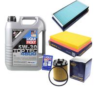 SCT Controllo Set 5L Liqui Moly Top Tec 5W-30 per Opel Corsa C 1.2 Twinport