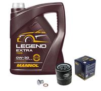 SCT Controllo Set 5L MANNOL 0W-30 Per Peugeot 208 2008 I 1.2 THP