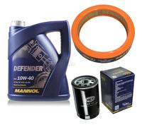 SCT Controllo Set 5L MANNOL 10W-40 per Audi 80 2.0 1.6 1.8 S 100 VW Golf II