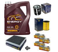 SCT Controllo Set 5L MANNOL 5W-30 NGK Candele Per Ford Focus II 1.6
