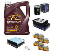 SCT Controllo Set 5L MANNOL 5W-30 NGK Candele Per Mitsubishi Outlander II