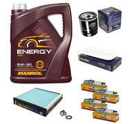 SCT Controllo Set 5L MANNOL 5W-30 NGK Candele Per Toyota Yaris 1.0