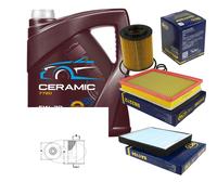 SCT Controllo Set 5L MANNOL Ceramic 5W-30 Per Opel Zafira B 1.7 CDTi