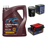 SCT Controllo Set 5L MANNOL Ceramic 5W-40 Per Honda Jazz II 1.3 iDSi