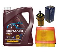 SCT Controllo Set 5L MANNOL Ceramic Pro 10W-40 Per Citroën C3 I FC 1.4i