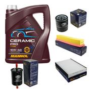 SCT Controllo Set 5L MANNOL Ceramic Pro 10W-40 Per Renault Clio II BB_ CB_