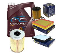 Sct Controllo Set 5L mannol Ceramica 5W-30 per Opel Zafira - B 1.7