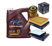 Sct Controllo Set 5L mannol Ceramica 5W-30 per Opel Zafira B. 1.9