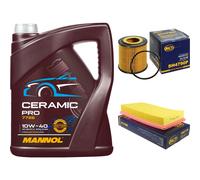 Sct Controllo Set 5L mannol Ceramica Pro 10W-40 per VW Polo 9N_ 1.2 12V Seduta