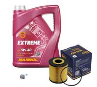 SCT Controllo Set 5L MANNOL Extreme 5W-40 per Volvo S40 I 1.8i