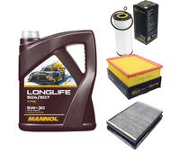 Sct Controllo Set 5L mannol Longlife 504/507 5W-30 per . Audi A4 Avant 1.9