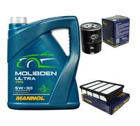 SCT Controllo Set 5L MANNOL Molibden Ultra 5W-30 per Mitsubishi Galant VI