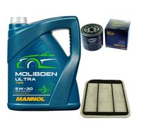 SCT Controllo Set 5L MANNOL Molibden Ultra 5W-30 per Mitsubishi Grandis 2.4