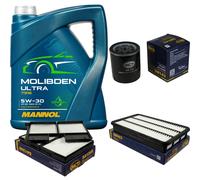 SCT Controllo Set 5L MANNOL MOLIBDEN ULTRA 5W-30 Per Toyota Picnic 2.0 16V