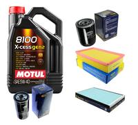 SCT Controllo Set 5L MOTUL 8100 X-CESS 5W-40 Per Audi A6 1.9 TDI