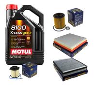 Sct Controllo Set 5L Motul 8100 x-Cess 5W-40 per Interruttore Opel Astra
