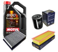 Sct Controllo Set 5L Motul 8100 x-Cess 5W-40 per VW Caddy II Scatola 1.9 D '