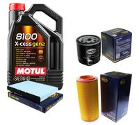 SCT Controllo Set 5L MOTUL 8100 X-CESS 5W-40 Per VW Lupo 1.4 FSI
