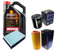 SCT Controllo Set 5L MOTUL 8100 X-CESS 5W-40 Per VW Polo 1.7 SDI