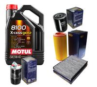 SCT Controllo Set 5L MOTUL 8100 X-CESS 5W-40 Per VW Polo 1.7 SDI