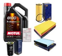 SCT Controllo Set 5L MOTUL 8100 X-CLEAN 0W-30 Per VW Golf IV Variant 1.9 TDI