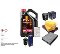 SCT Controllo Set 5L MOTUL 8100 X-CLEAN 0W-30 Per VW Lupo 1.0 1.4 Seat Ibiza