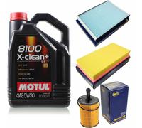 SCT Controllo Set 5L Motul 8100 X-CLEAN+ 5W-30 Per Seat Toledo II 2.3 V5