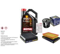 SCT Controllo Set 5L MOTUL 8100 X-CLEAN EFE 5W-30 Per Nissan X-Trail 2.0 4x4