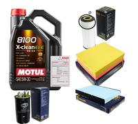 SCT Controllo set 5L MOTUL 8100 X-CLEAN EFE 5W-30 per VW Passat Variant 1.9