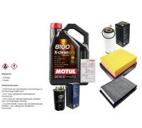 SCT Controllo set 5L MOTUL 8100 X-CLEAN EFE 5W-30 per VW Passat Variant 1.9