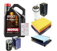 SCT Controllo set 5L MOTUL 8100 X-CLEAN EFE 5W-30 per VW Passat Variant 1.9