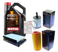 Sct Controllo Set 5L Motul 8100 x-Pulire Efe 5W-30 per VW Di Lupo 1.4