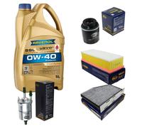 SCT Controllo Set 5L RAVENOL SSL 0W-40 per VW Golf Plus 1.4 TSI EOS