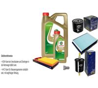 SCT Controllo Set 6 L Castrol EDGE Titanium 5W-30 LL Per VW Lupo 6X1 6E1
