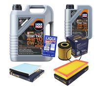 Sct Controllo Set 6 L Liqui Moly Top Tec 4210 0W-30 per Volvo V40 Familiare 1.8