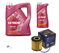SCT Controllo Set 6 L MANNOL 5W-40 per Volvo V70 II 2.4 2.5 T V40 Kombi S60 I