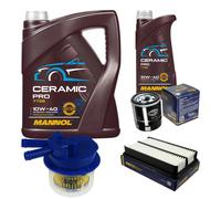 SCT Controllo Set 6 L MANNOL Ceramic Pro 10W-40 per Toyota Corolla Station
