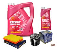 SCT Controllo Set 6 L MANNOL Energy Formula PD 5W-40 Per Nissan Micra IV