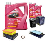 Sct Controllo Set 6 L mannol Legend + Ester 0W-40 per Opel Combo 71_1.7 Doppie