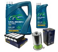 SCT Controllo Set 6 L MANNOL Molibden Ultra 5W-30 per Mitsubishi Galant VI