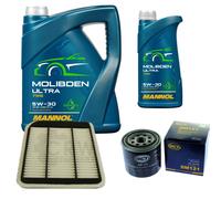 SCT Controllo Set 6 L MANNOL Molibden Ultra 5W-30 per Mitsubishi Grandis 2.4