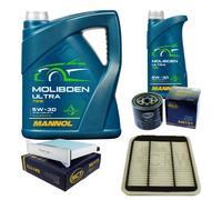 SCT Controllo Set 6 L MANNOL Molibden Ultra 5W-30 per Mitsubishi Grandis 2.4