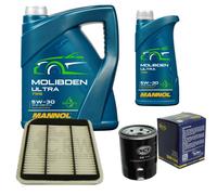 SCT Controllo Set 6 L MANNOL Molibden Ultra 5W-30 per Mitsubishi Outlander