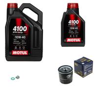 SCT Controllo Set 6 L MOTUL 4100 SYN-nergy SPEC 10W40 Per Daihatsu Cuore VI