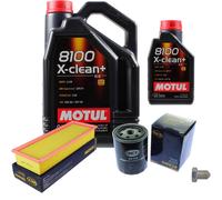 SCT Controllo Set 6 L Motul 8100 X-CLEAN+ 5W-30 Per Seat Cordoba 6K1 6K2