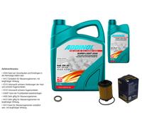 SCT Controllo Set 6L ADDINOL SUPER LIGHT 5W-40 Per Opel Insignia A Country