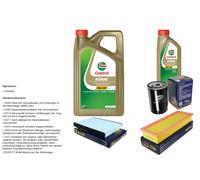 Sct Controllo Set 6L castrol edge 5W-30 C3 per Seat Altea Ibiza II (1.9 Tdi