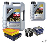 SCT Controllo Set 6L Liqui Moly Liter Special Tec F 5W-30 Per Renault Scénic
