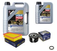 SCT Controllo Set 6L Liqui Moly Liter Special Tec F 5W-30 Per Renault Scénic